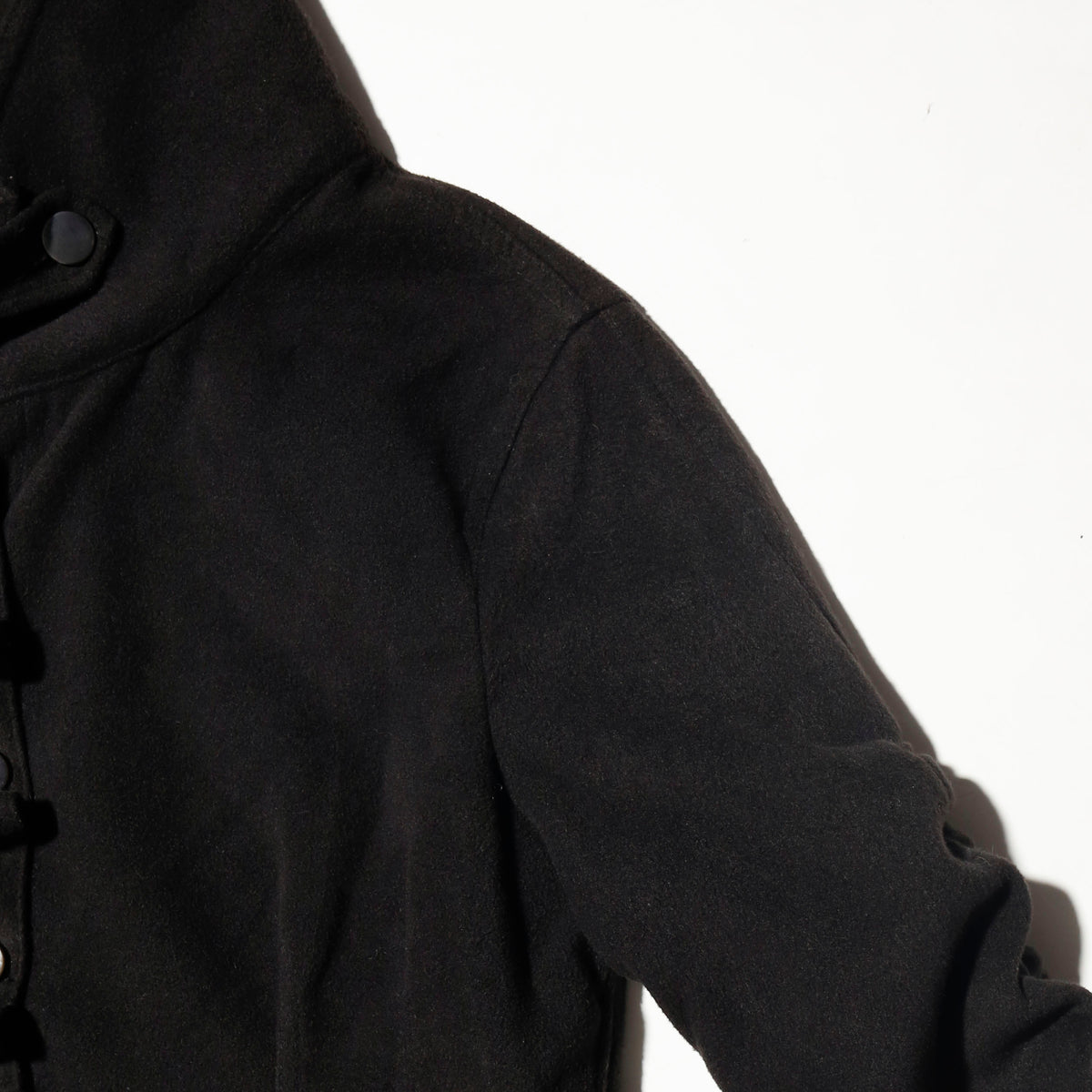vintage drape wool dress coat