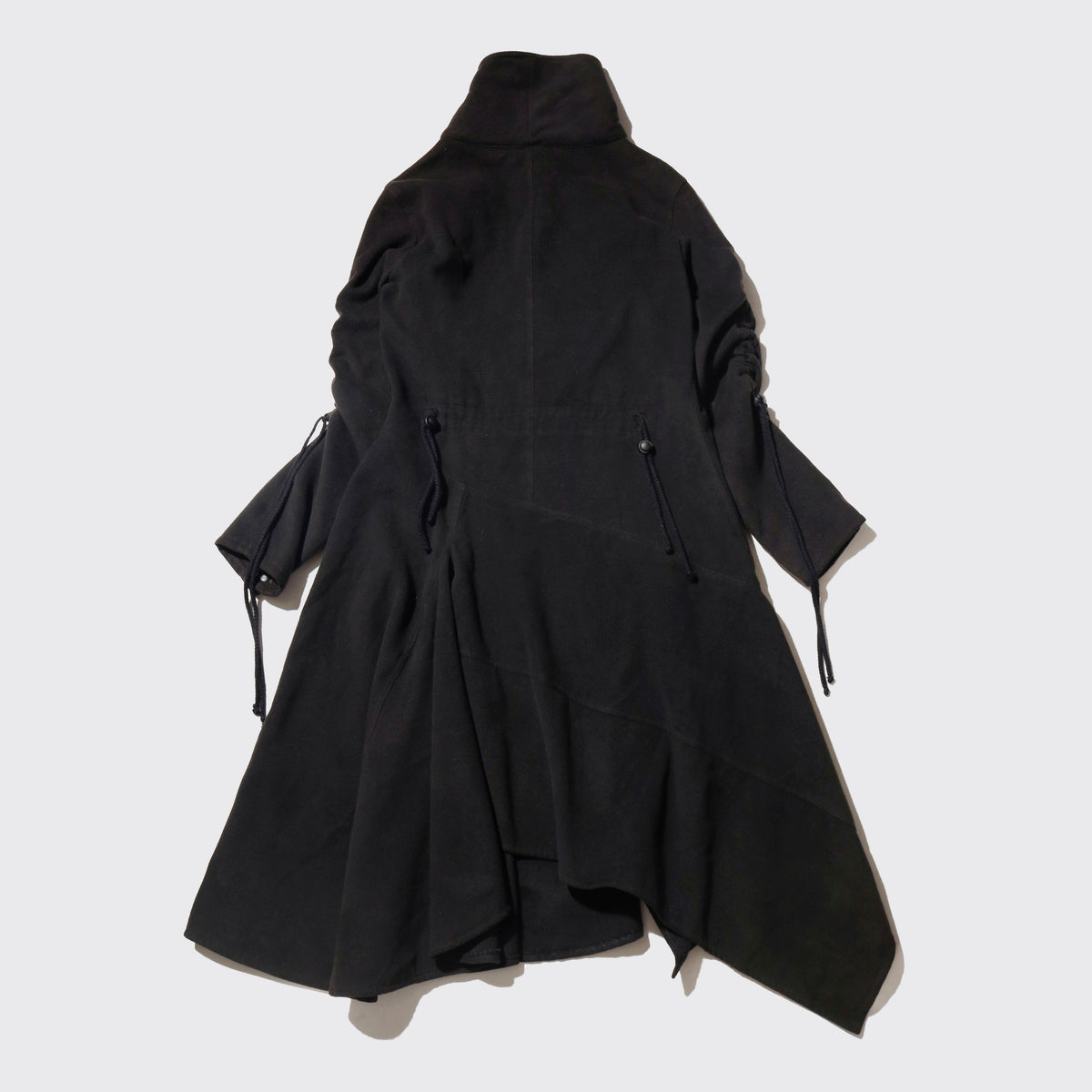 vintage drape wool dress coat