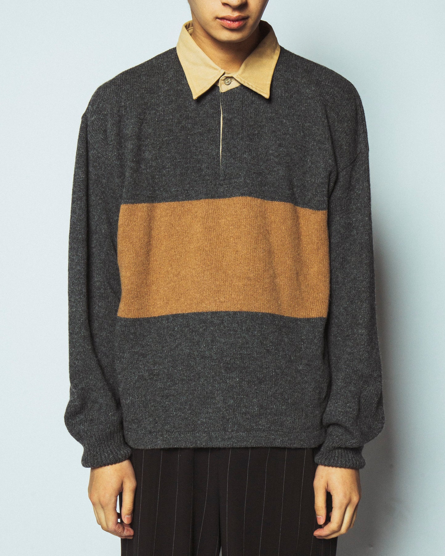 vintage line polo sweater