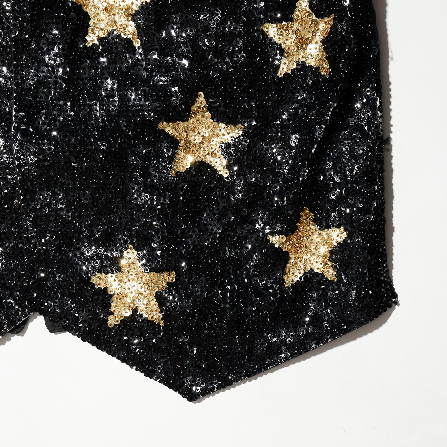vintage sequin star vest