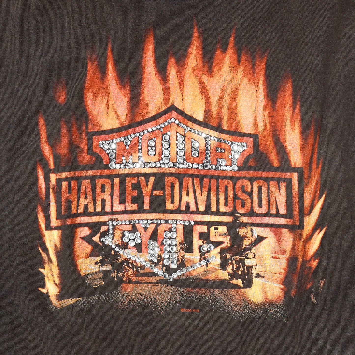 vintage just2000's harley-davidson southern nevada n/s t-shirt