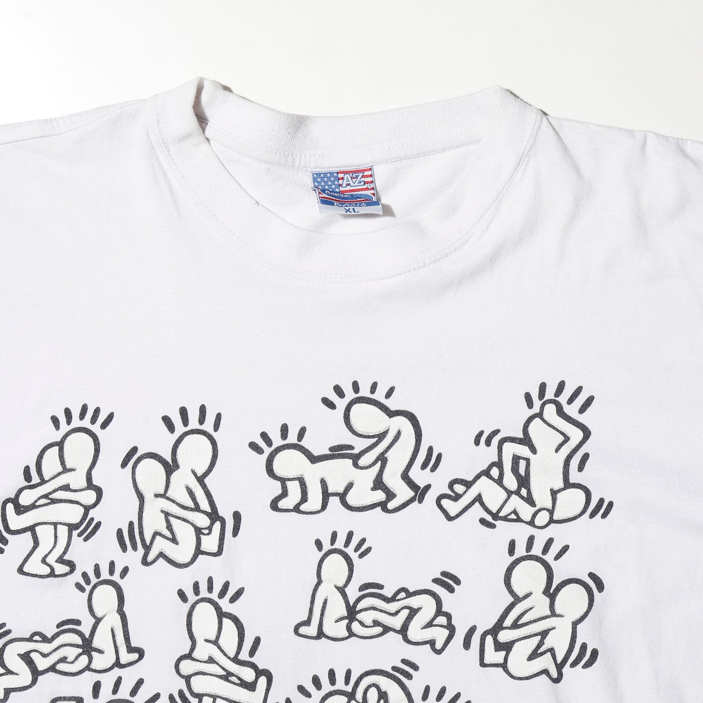 vintage 90-00's "radical sex" parody t-shirt