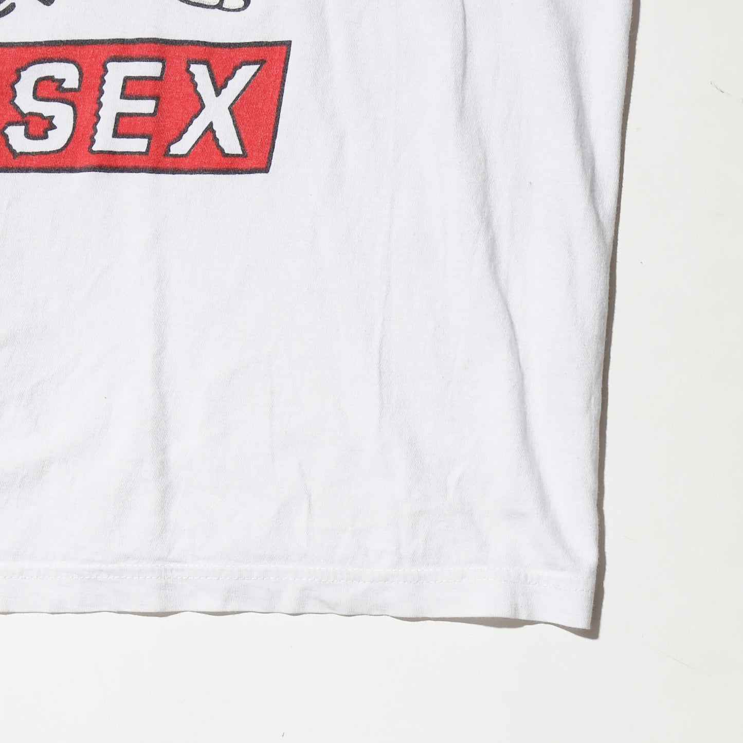 vintage 90-00's "radical sex" parody t-shirt