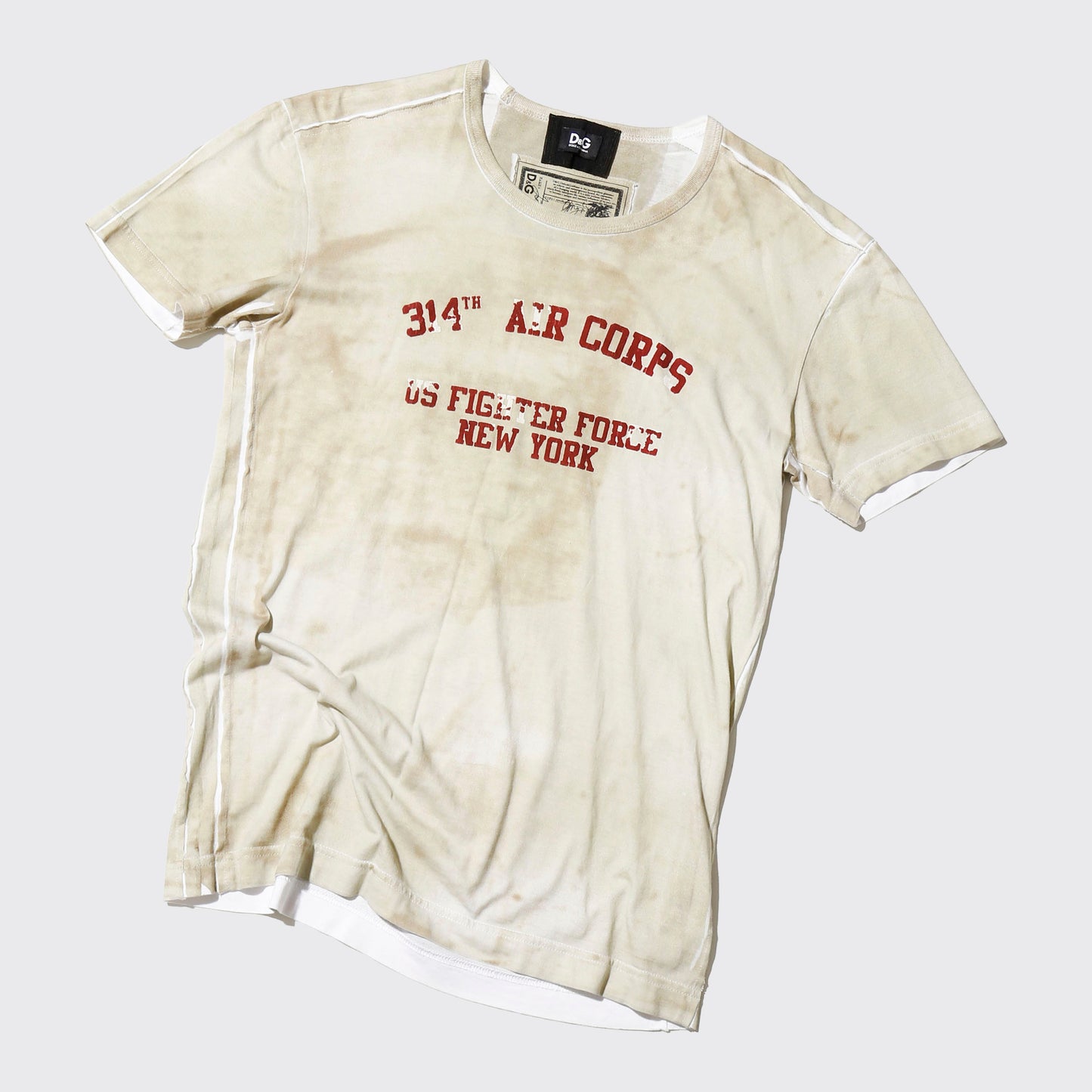 vintage Dolce&Gabbana distressed transfer t-shirt