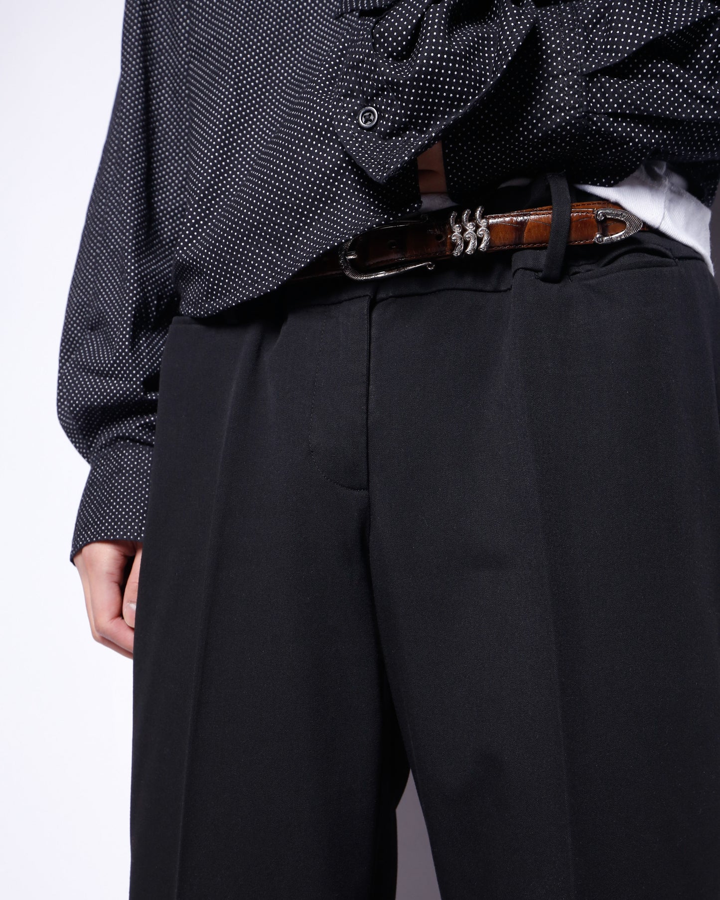 vintage low rise flare slacks