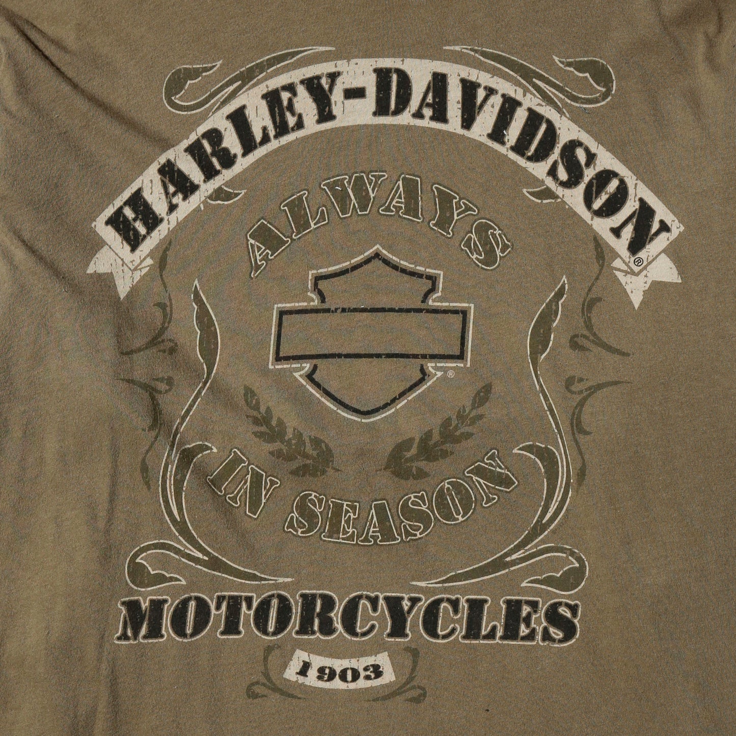 vintage harley-davidson layered sleeve l/s