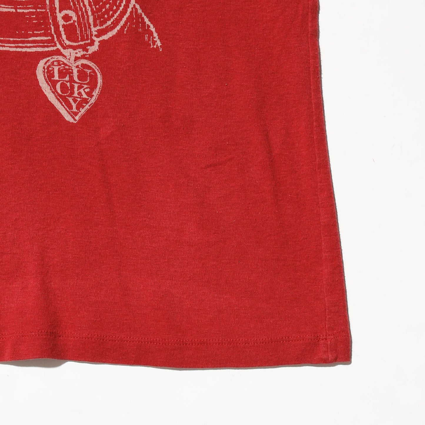 vintage "lucky" l/s cut sew
