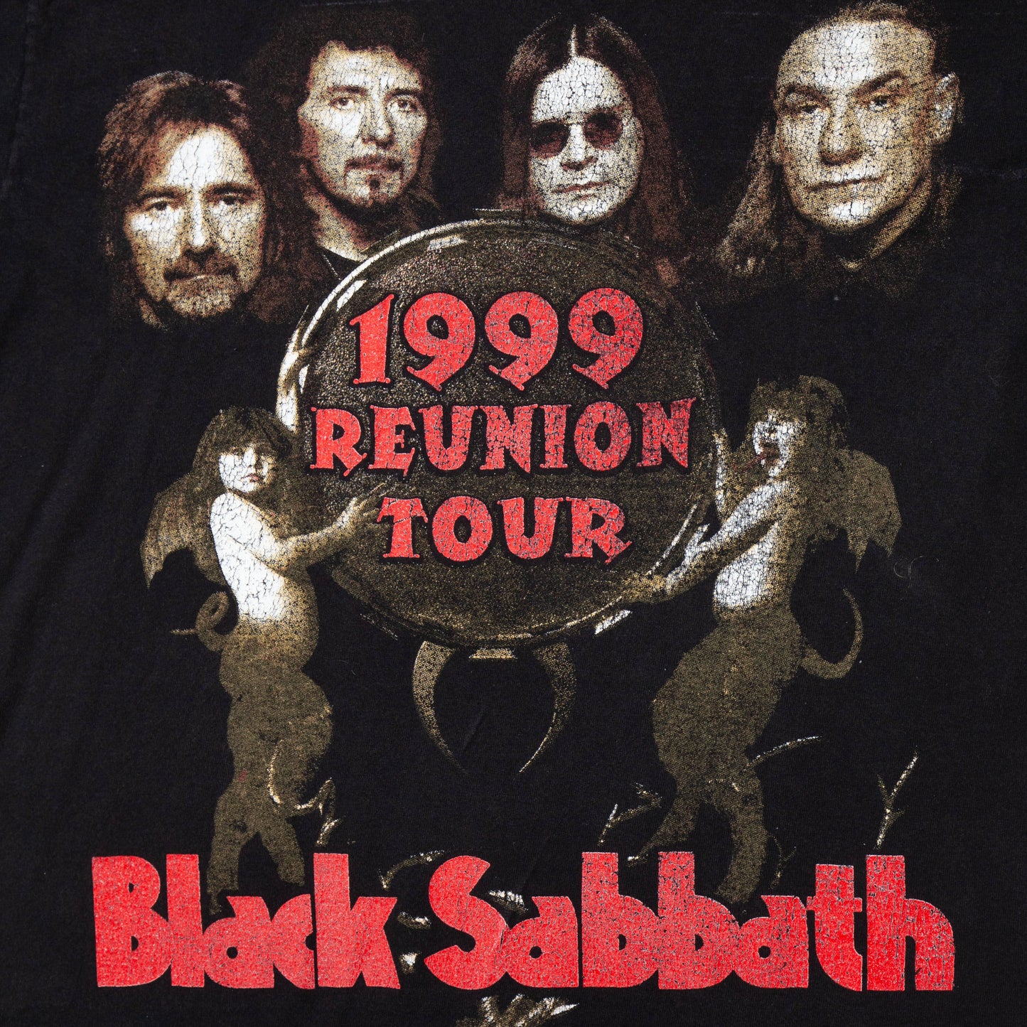 vintage 1999's Black Sabbath & PANTERA tour t-shirt