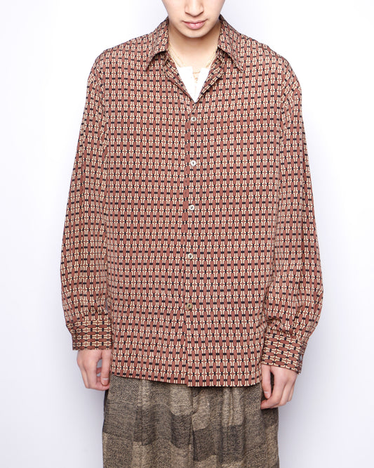 vintage link pattern shirt