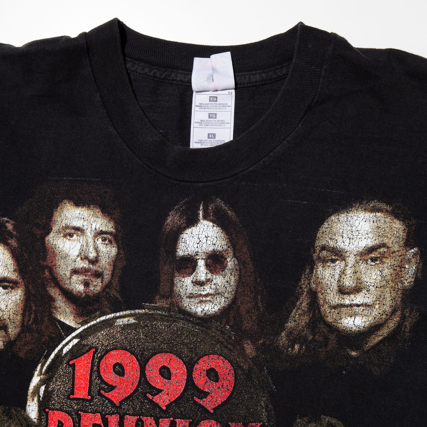 vintage 1999's Black Sabbath & PANTERA tour t-shirt