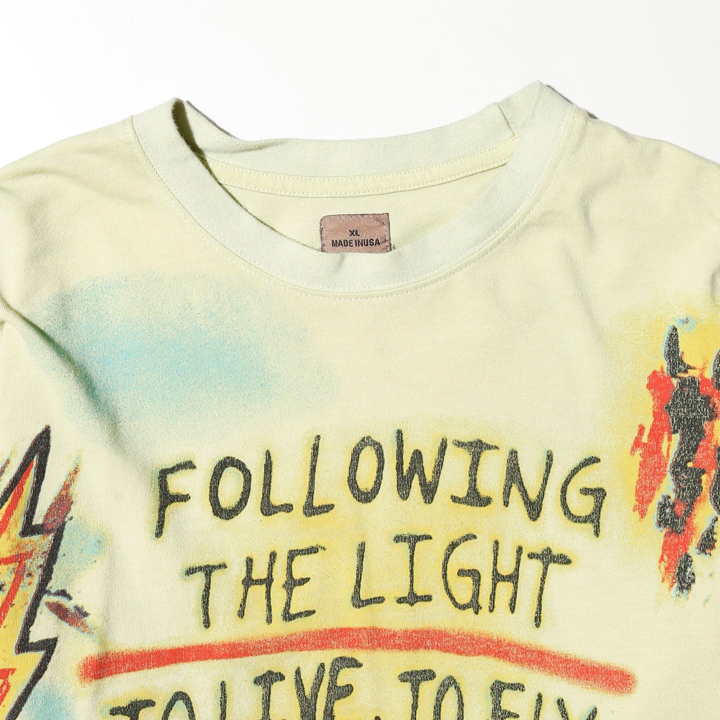 18's Yeezy×Wes Lang Wyoming "frozen yellow" l/s