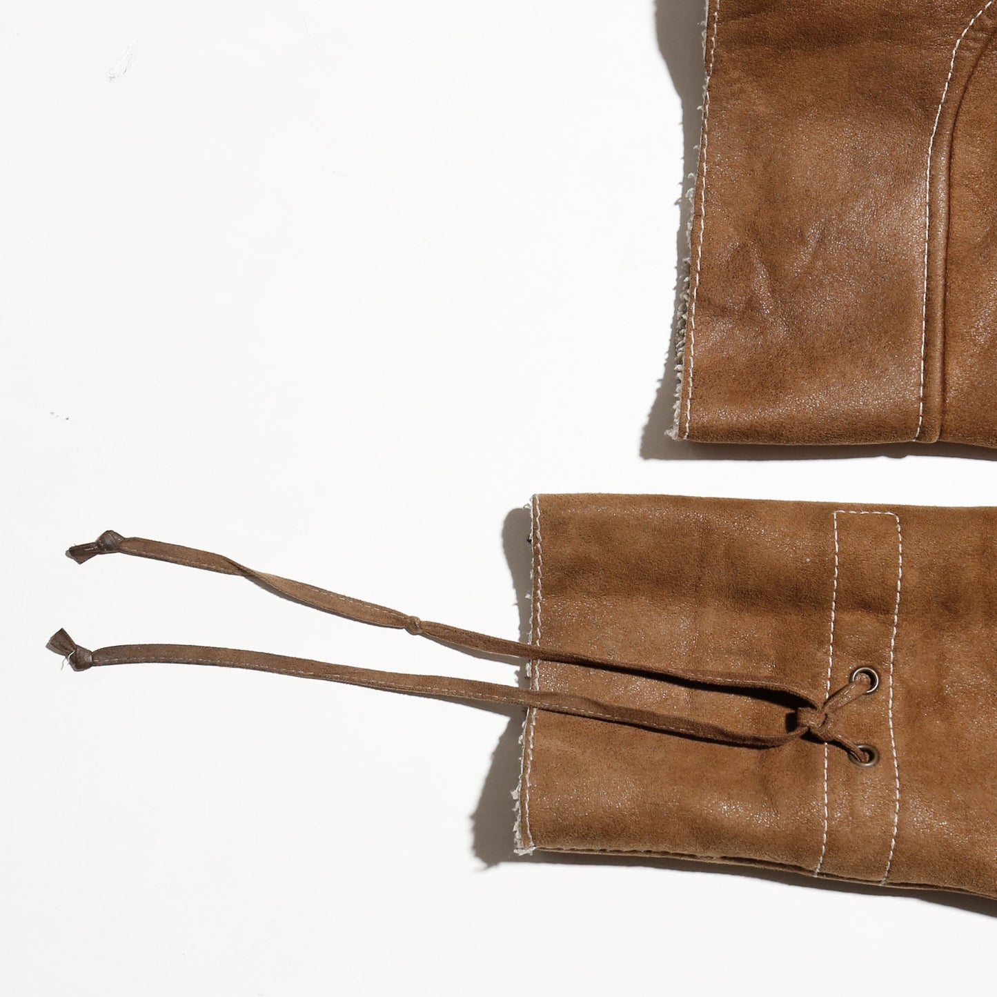 vintage 00's guess n-2b type faux suede jacket