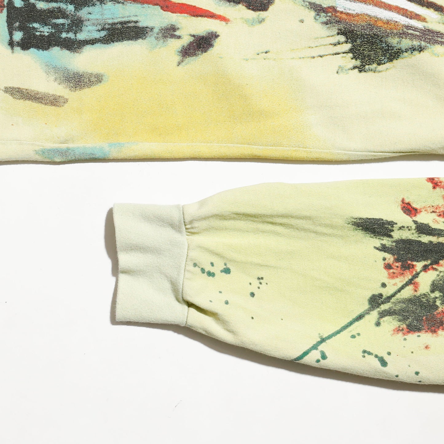 18's Yeezy×Wes Lang Wyoming "frozen yellow" l/s