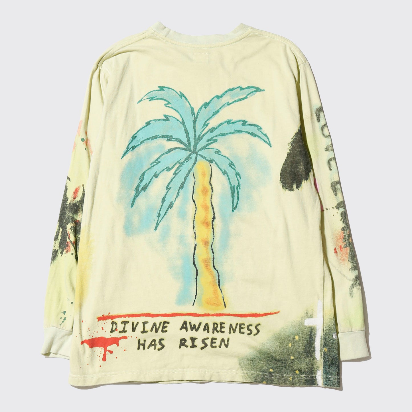 18's Yeezy×Wes Lang Wyoming "frozen yellow" l/s