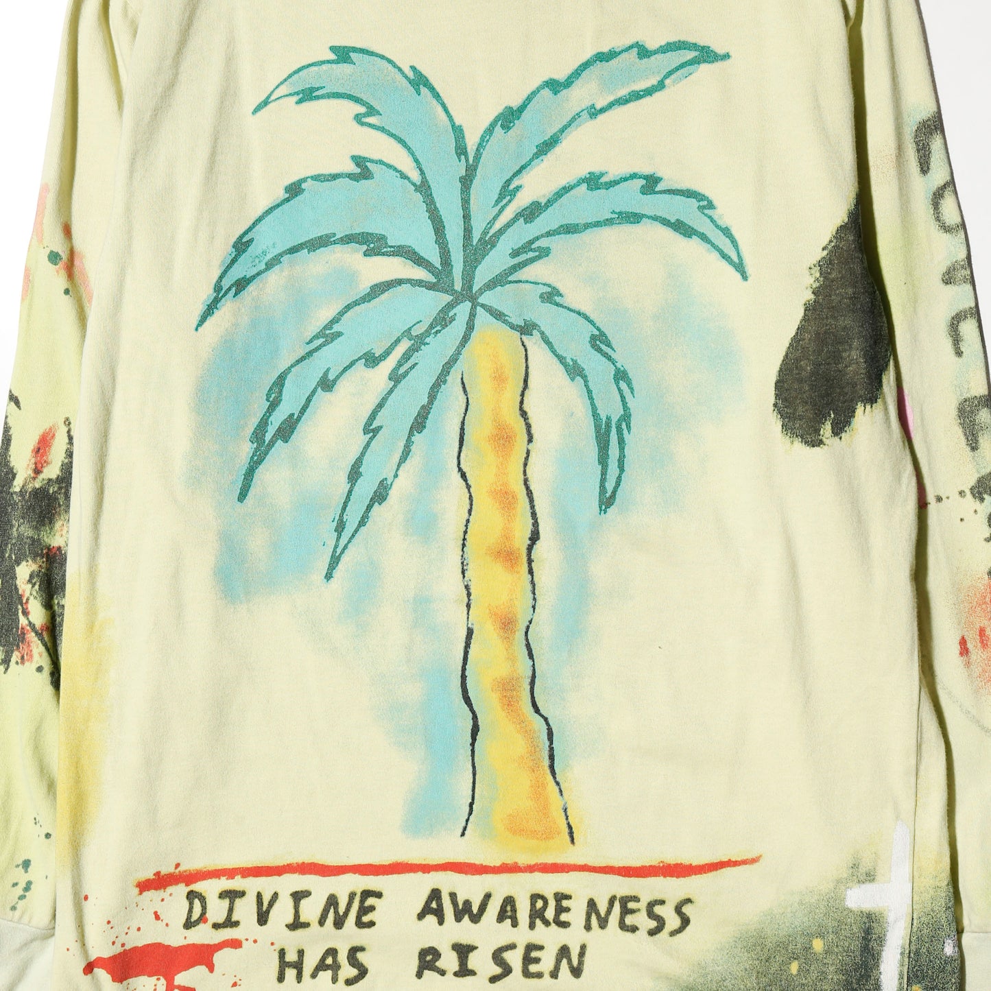 18's Yeezy×Wes Lang Wyoming "frozen yellow" l/s