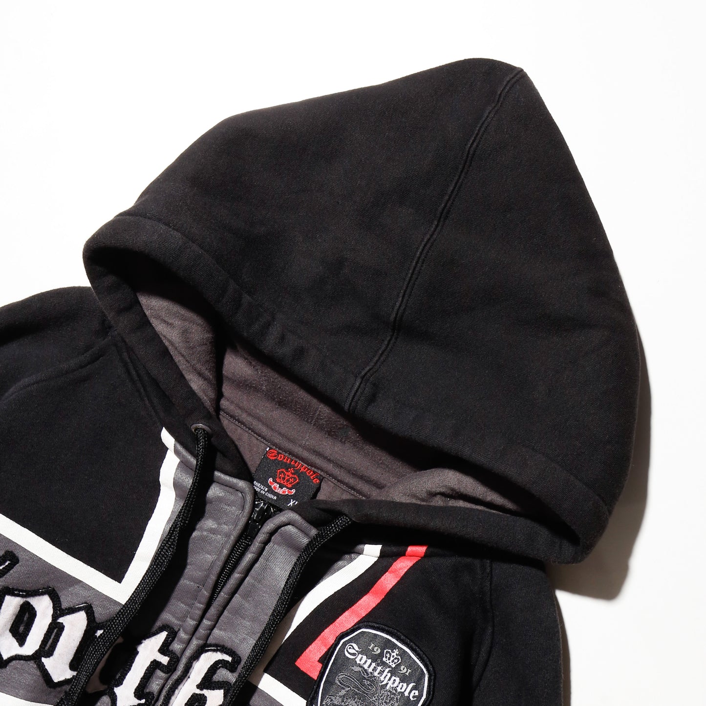 vintage 00's south pole iron cross hoodie