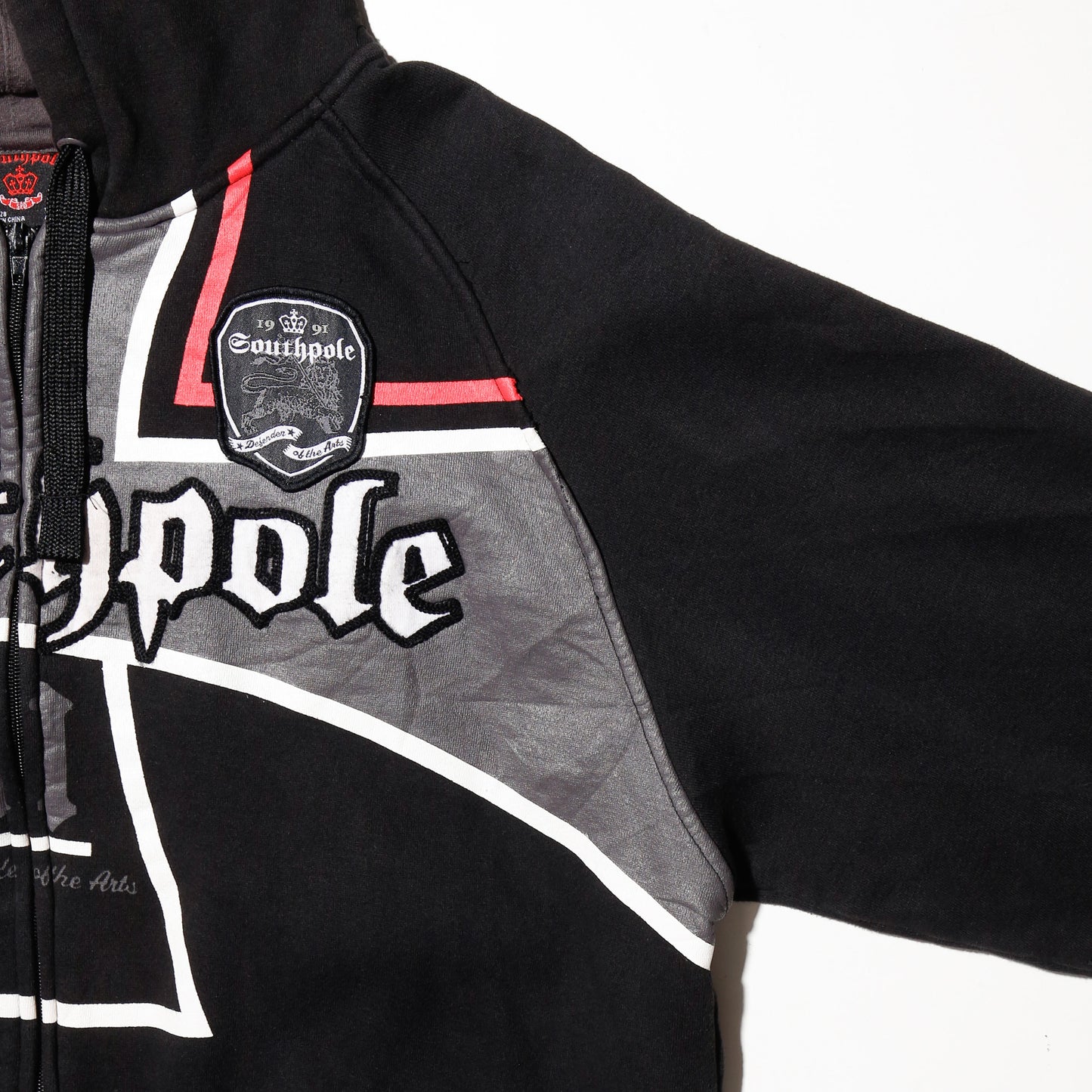 vintage 00's south pole iron cross hoodie