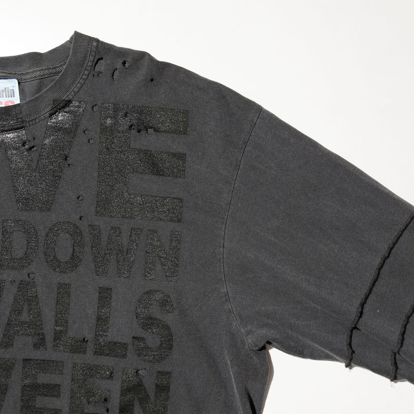 Go Go Darlin'×seveskig " IF WE BREAK DOWN THE WALL" broken tsugihagi l/s