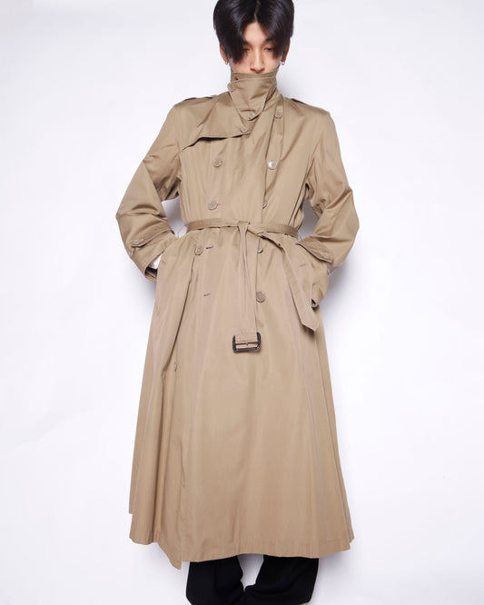 vintage 90's calvin klein long trench coat