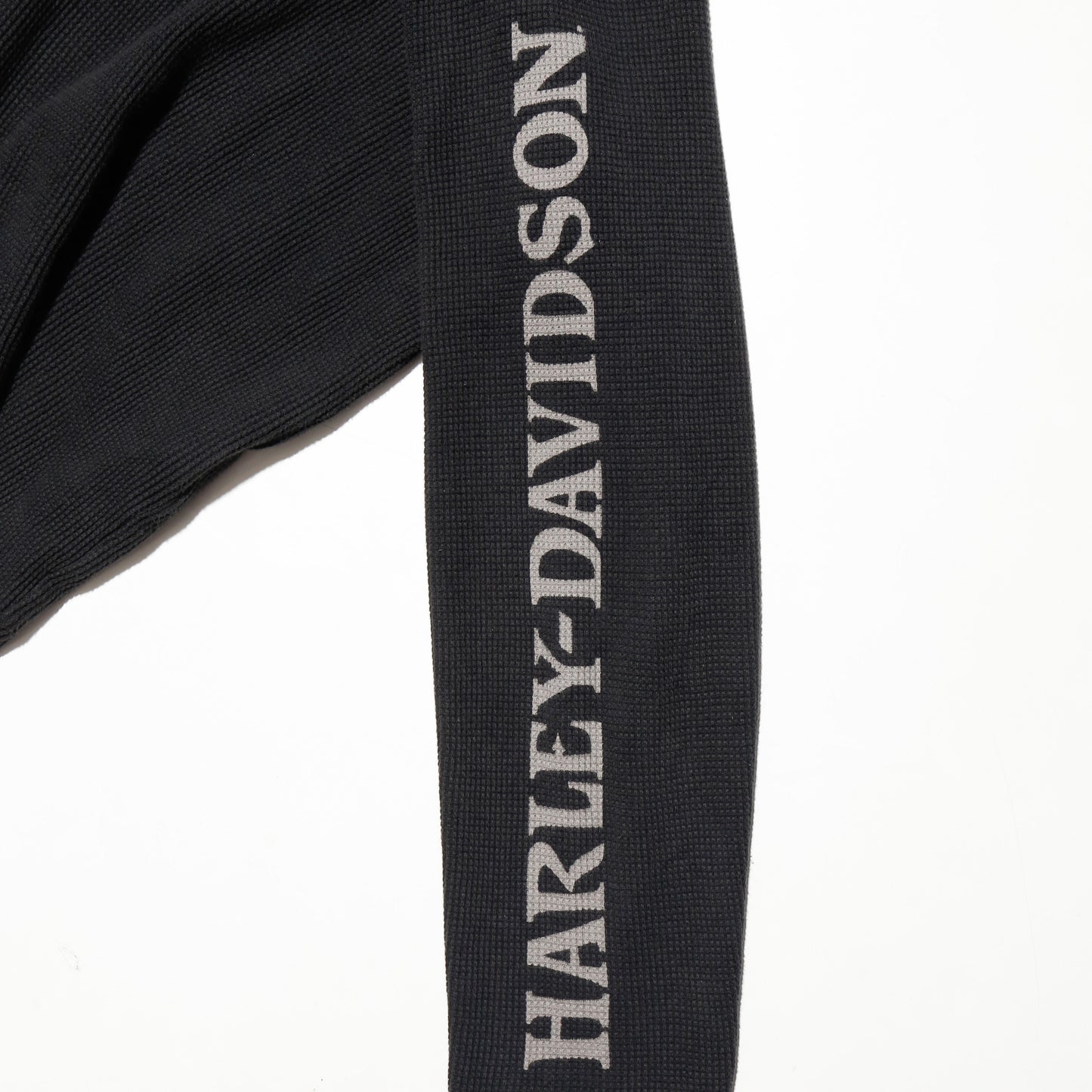 vintage 00's harley-davidson henry neck  thermal l/s