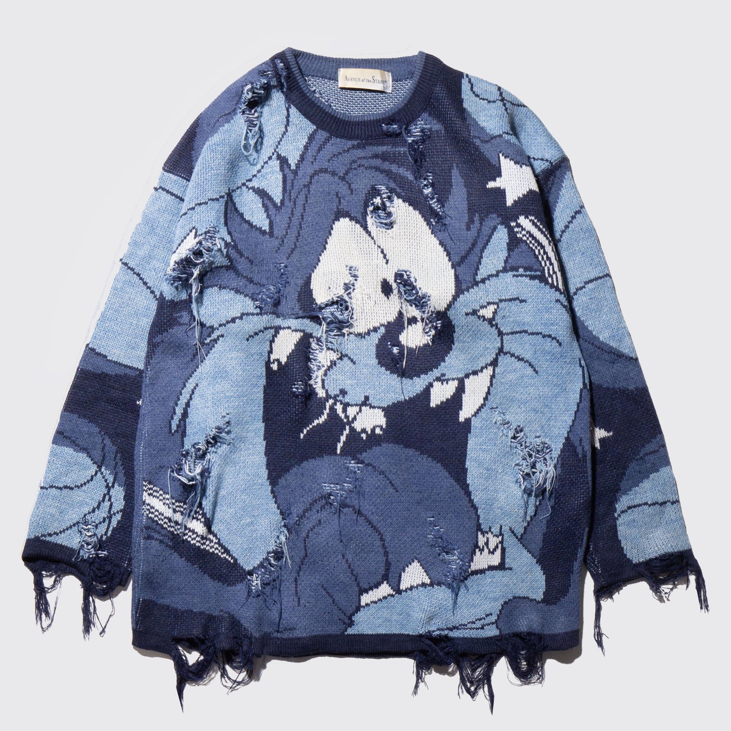 vintage 90's taz broken sweater