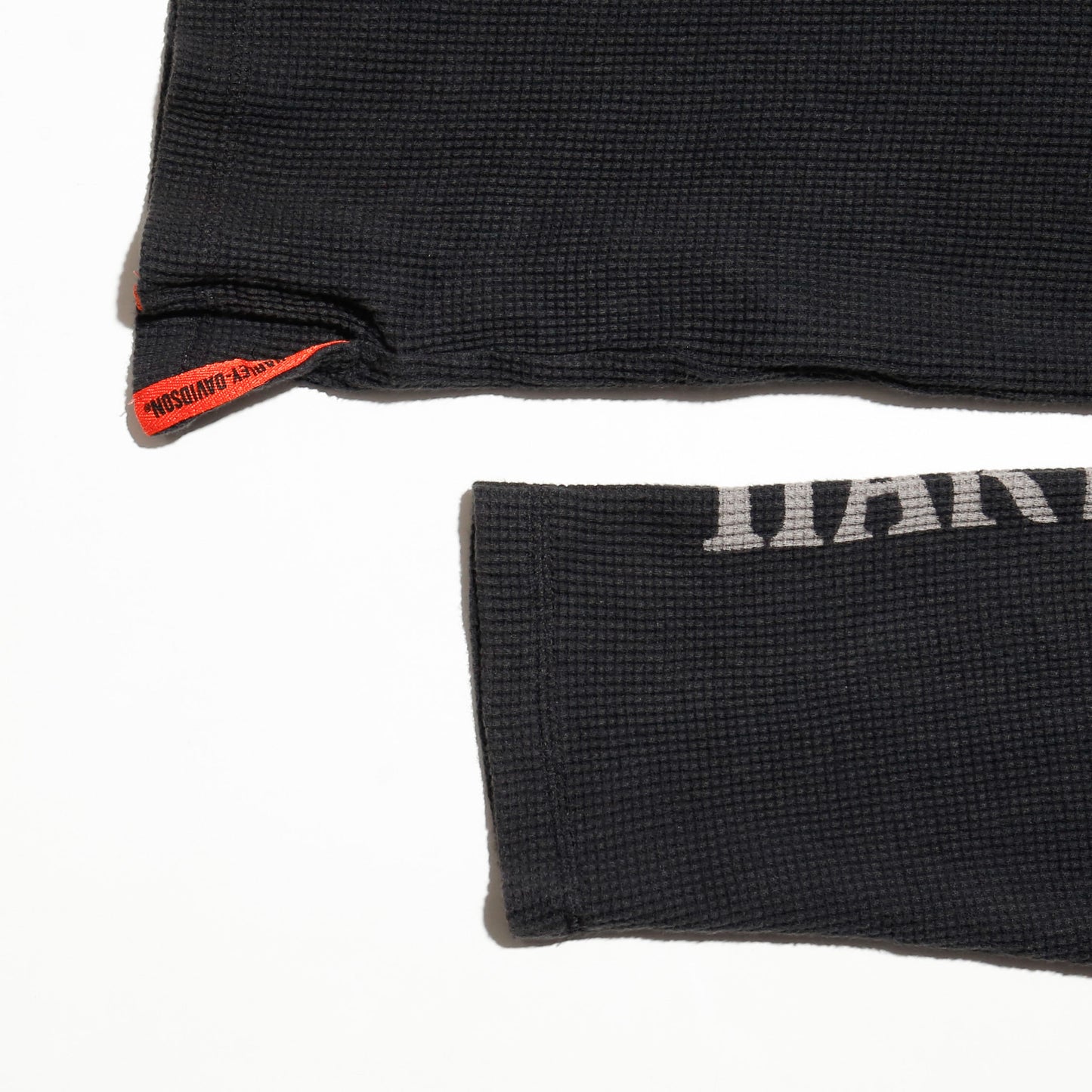 vintage 00's harley-davidson henry neck  thermal l/s