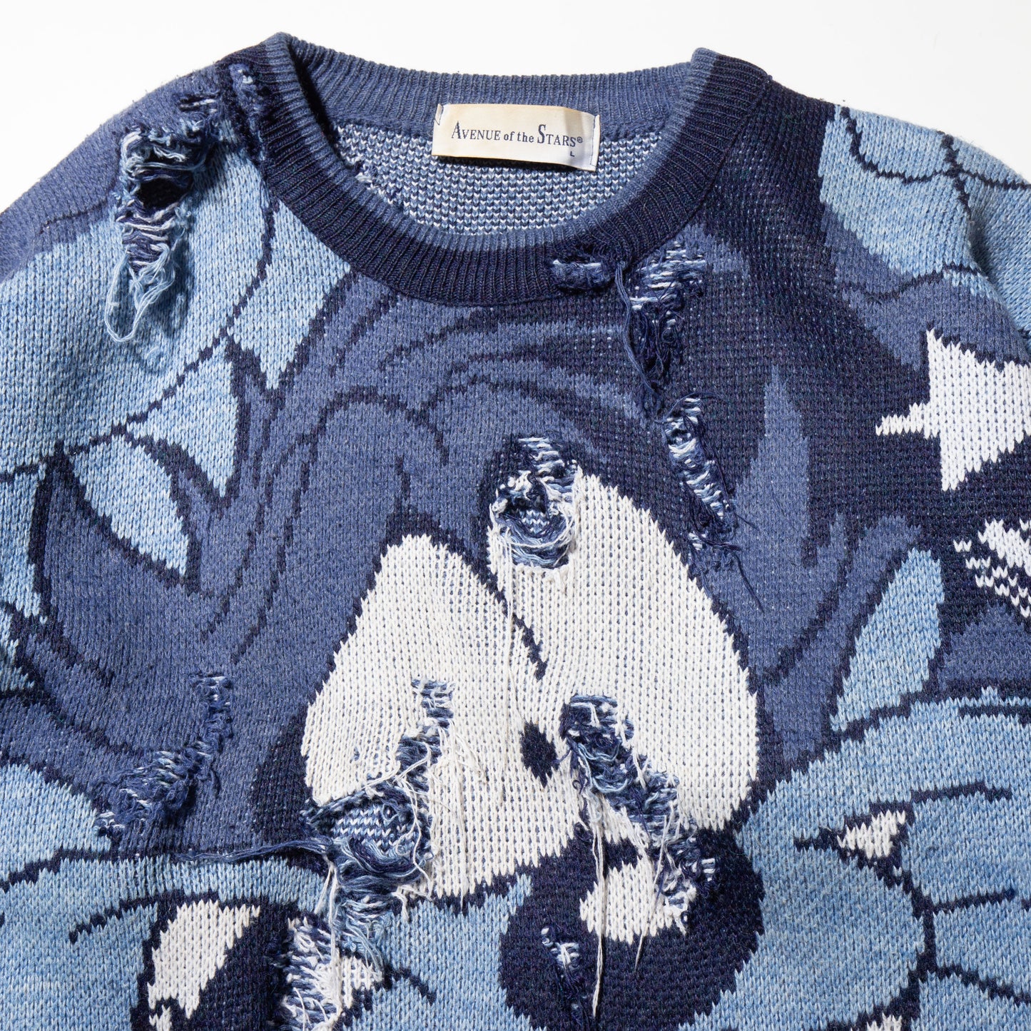 vintage 90's taz broken sweater