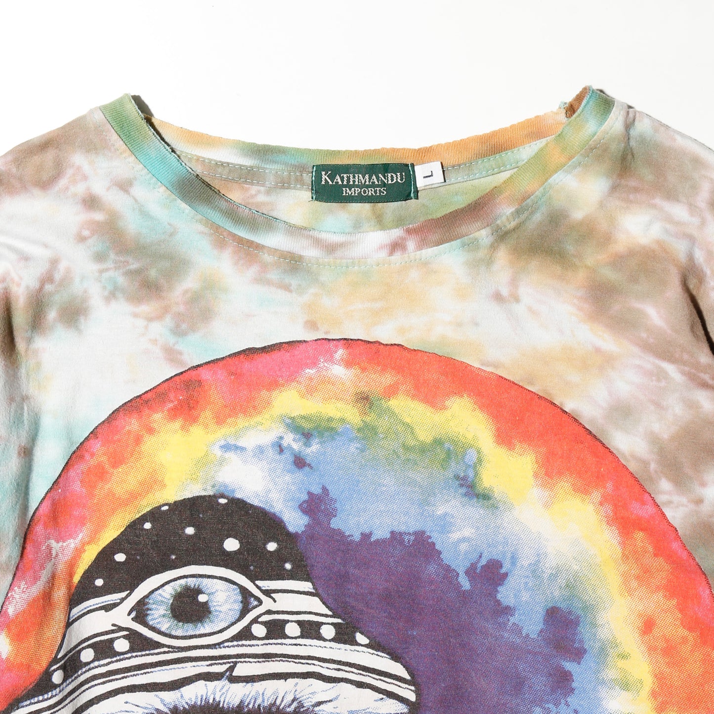vintage 90-00's no time ufo mushroom l/s