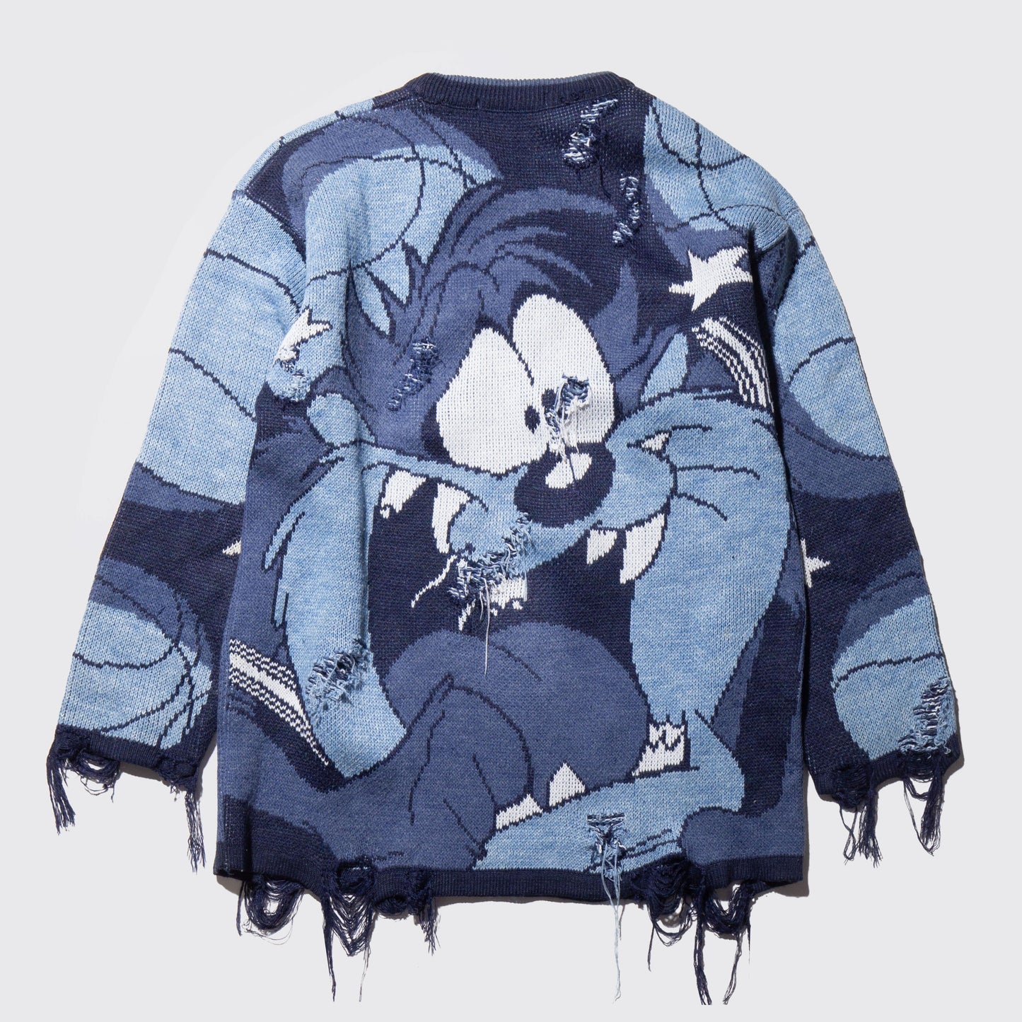 vintage 90's taz broken sweater