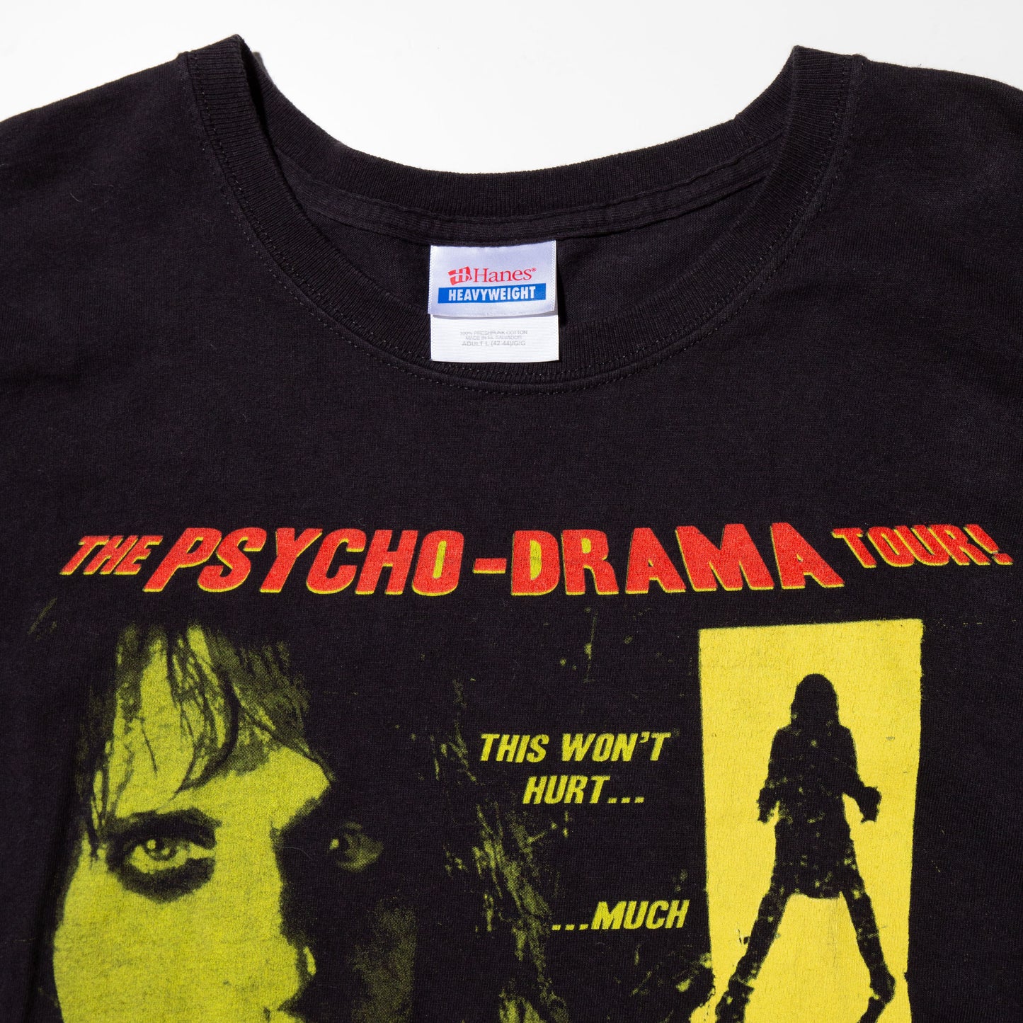 vintage 2007's Alice Cooper psycho-drama tour t-shirt