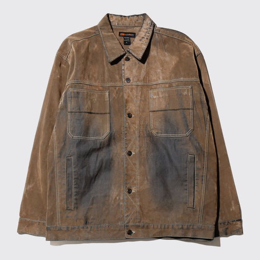 vintage dust flocky baggy jacket