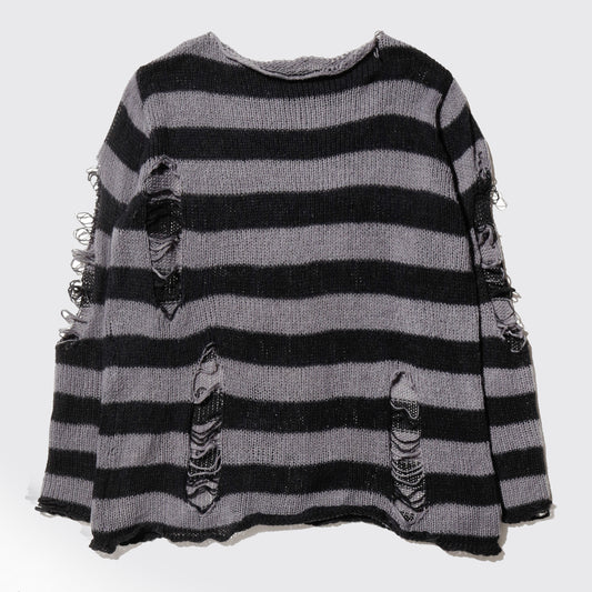 vintage broken border sweater