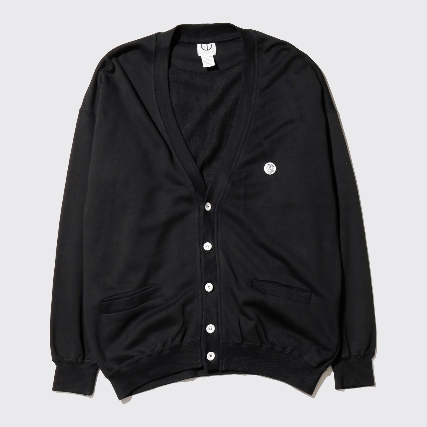 vintage sweat cardigan, with supreme badge
