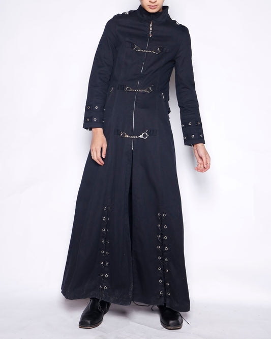 vintage gothic hand cuffs bondage coat