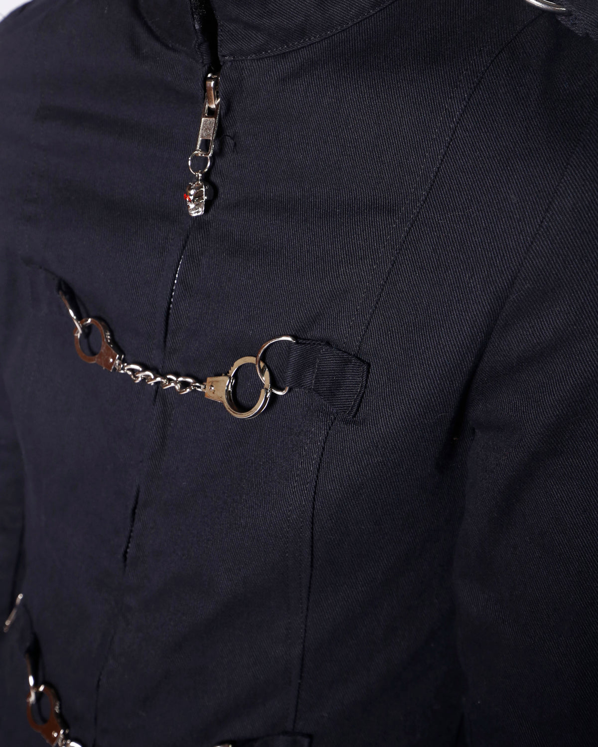 vintage gothic hand cuffs bondage coat