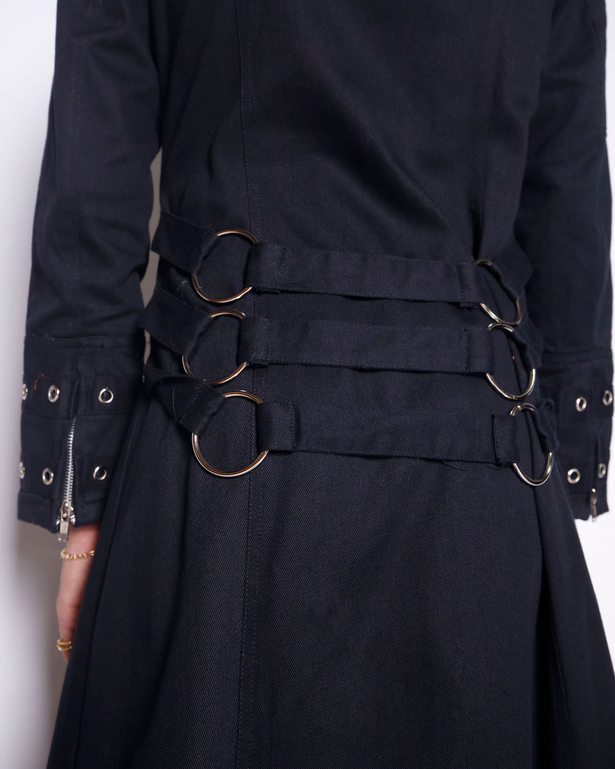 vintage gothic hand cuffs bondage coat