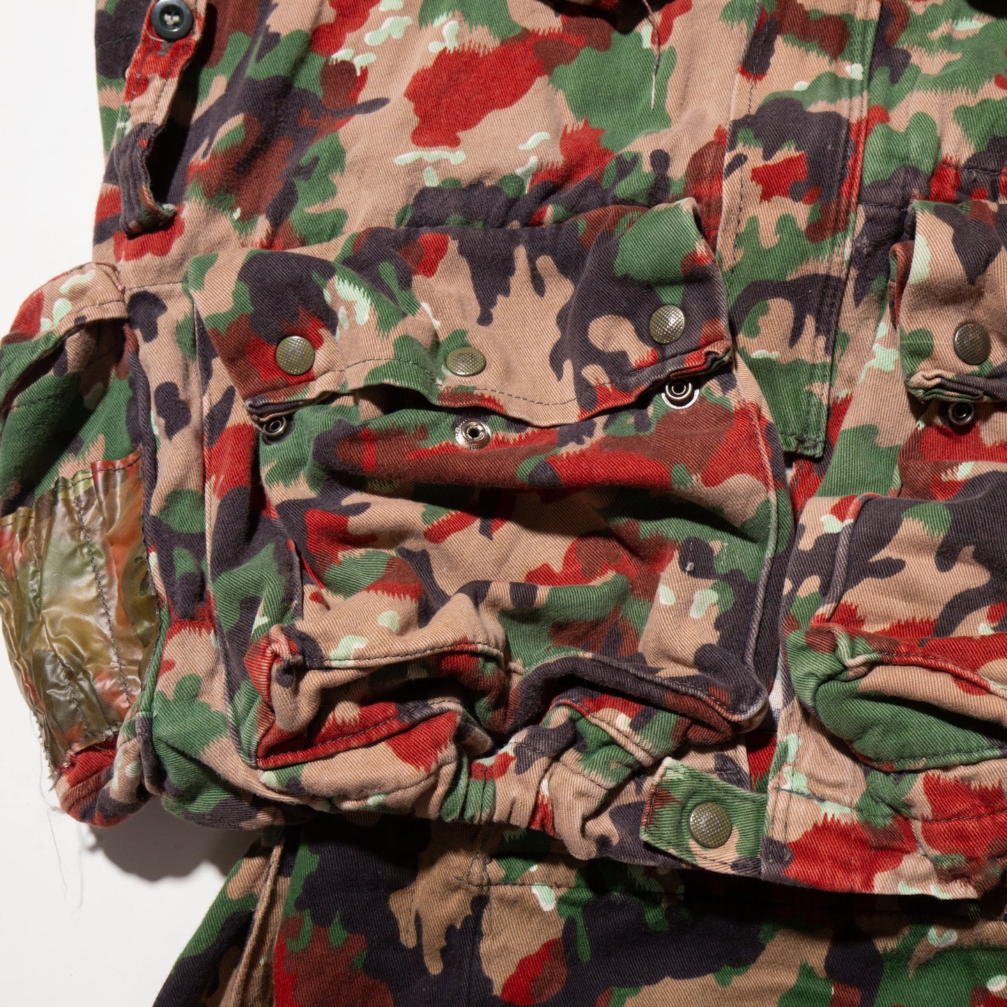 vintage swiss army alpen camo mountain jacket