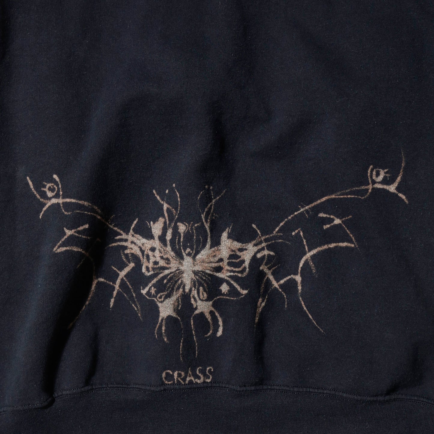vintage ink star zip hoodie