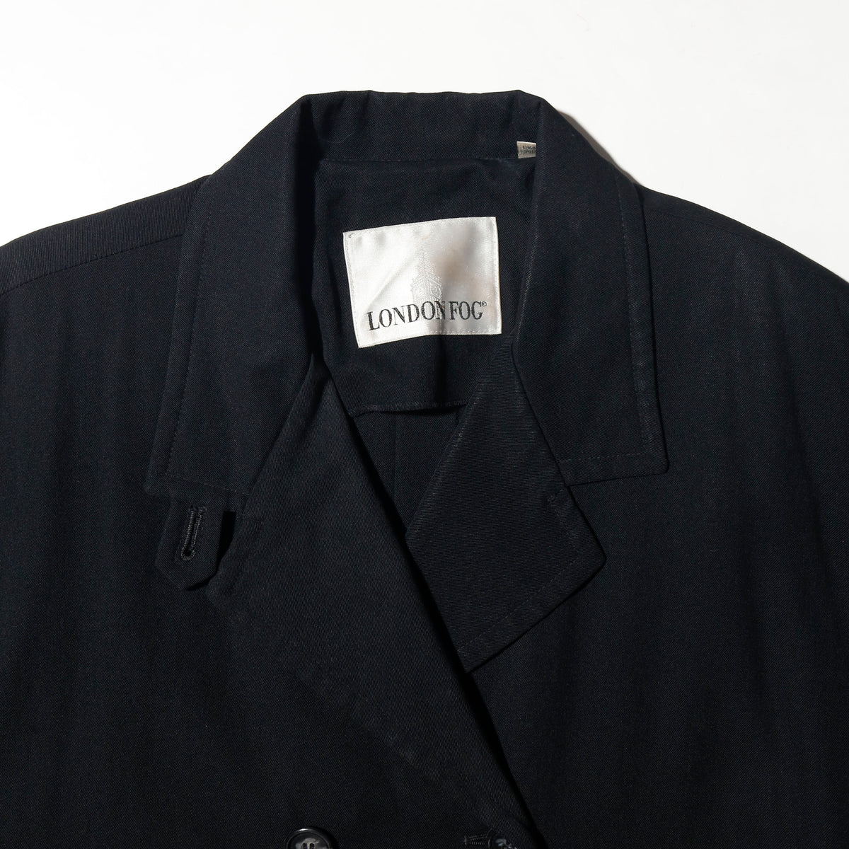 vintage london fog gabardine double breasted coat