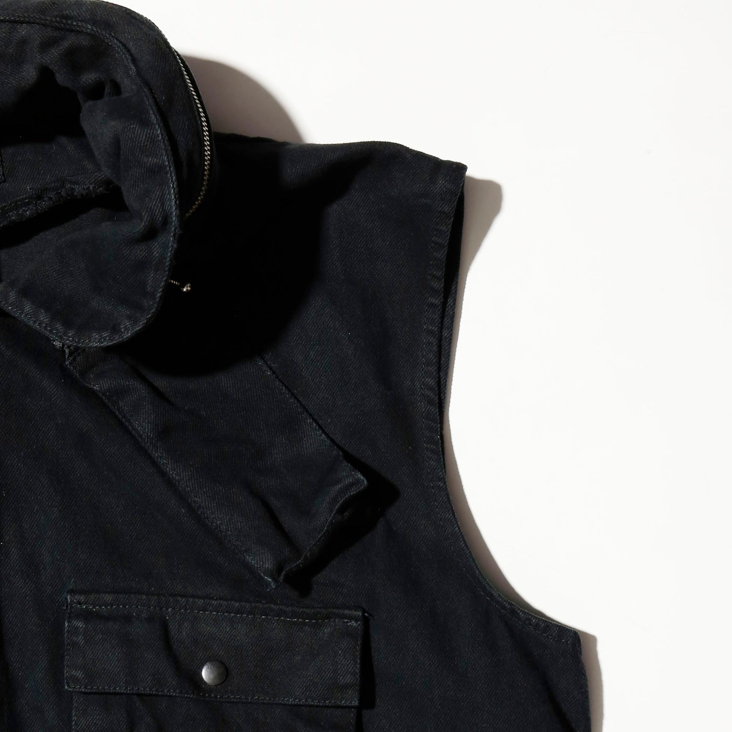 vintage don't stop tactical vest, hood storage