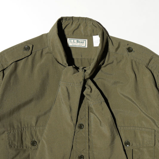 *one-off 80's l.l.bean cropped bowtie shirt