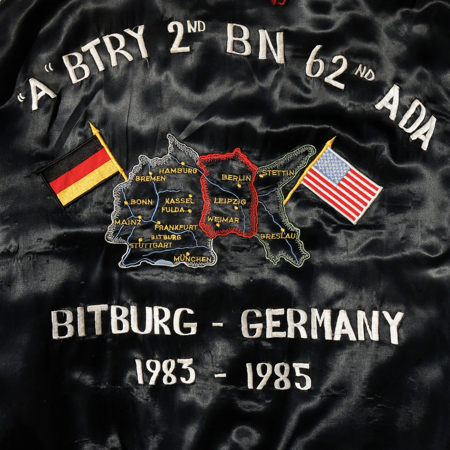*one-off 83-85's bitburg-germany broken souvenir jacket