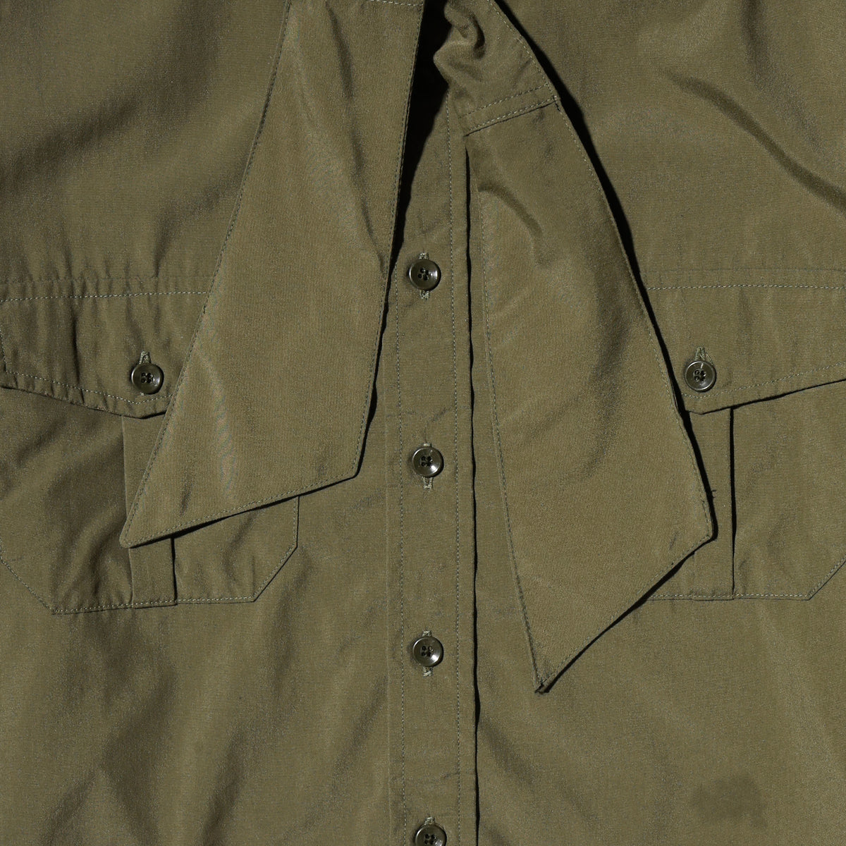 *one-off 80's l.l.bean cropped bowtie shirt