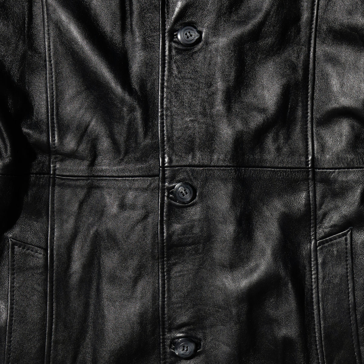 vintage iceberg super long leather coat