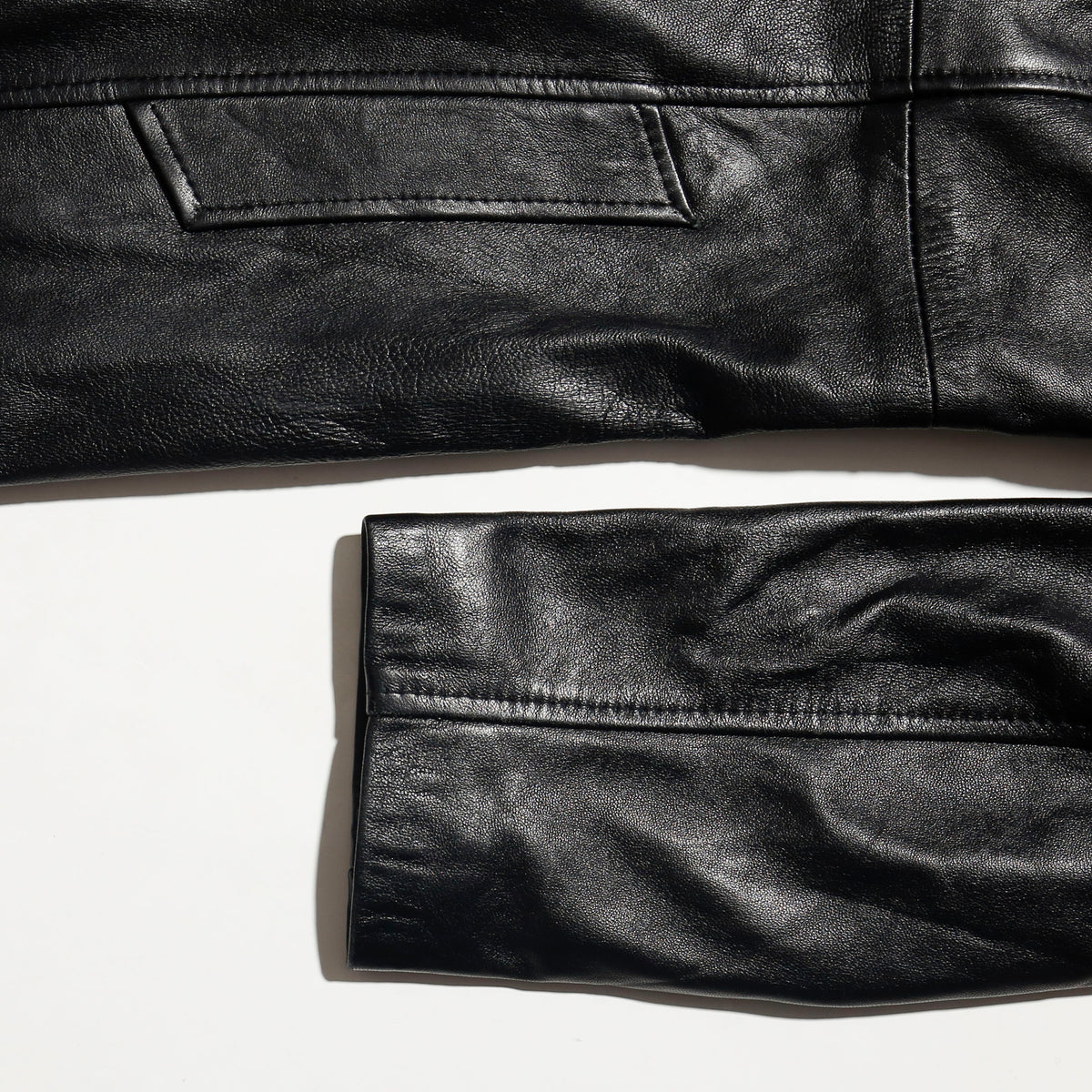 vintage iceberg super long leather coat