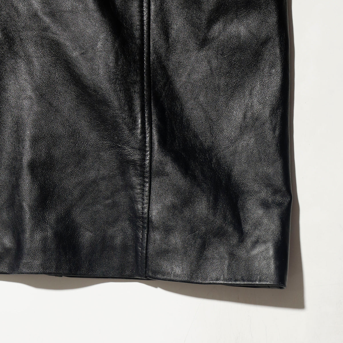 vintage iceberg super long leather coat