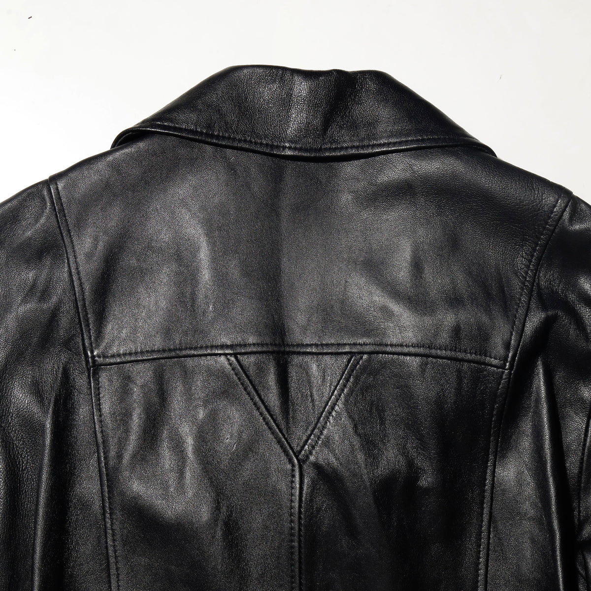 vintage iceberg super long leather coat