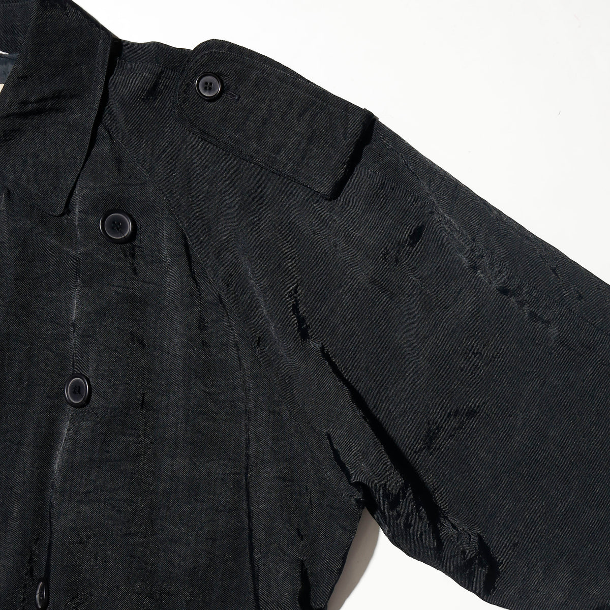 vintage 00's washer nylon long trench coat