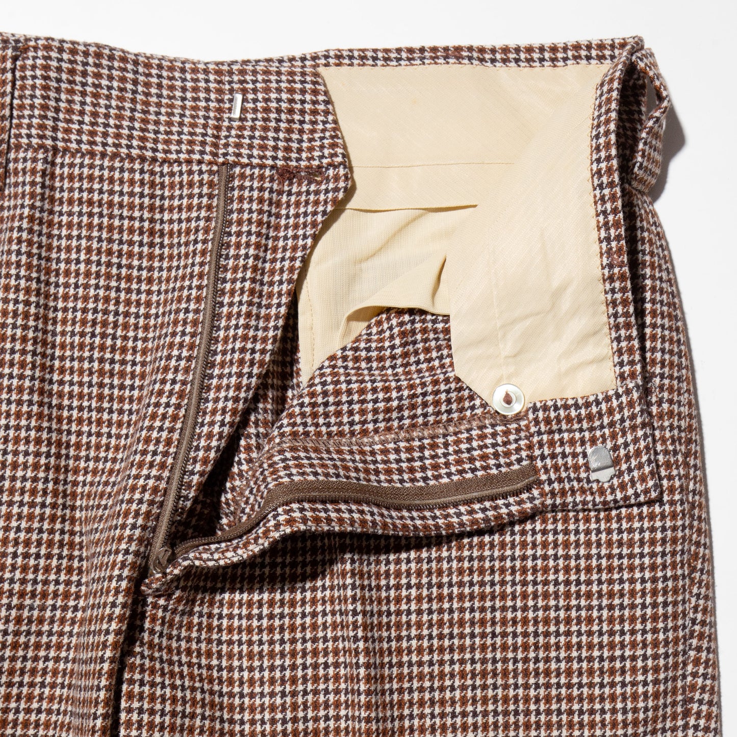 vintage 70's check slacks