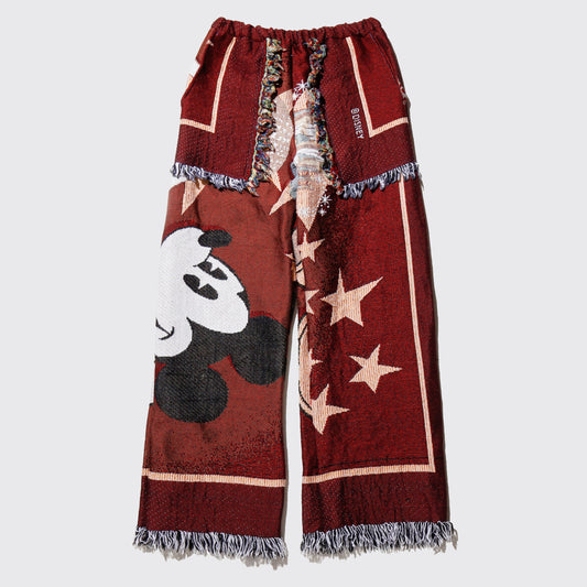 *one-off rug wide trousers, body-vintage disney